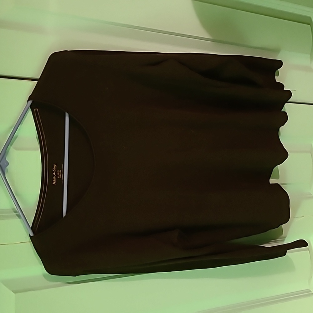 Black long sleeve top